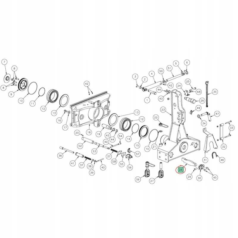 Stabdymo svirtis hs300 kištukas kverneland kk081459r