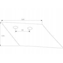 631100n Kuhn dešinysis zx plūgo skimerio peilis