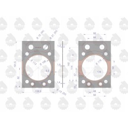 Galvos tarpiklis, dengtas variu C 360, 4 vnt