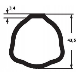 ir 4 serijos išorinio veleno vamzdžiai iki 710 a ilgio