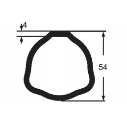 Išorinio veleno vamzdis 6 ir 7 serijos iki 510 a ilgio