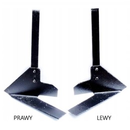 Traktoriaus kultivatoriaus kampinis peilis, dešinysis velenas, kairysis