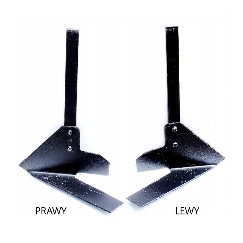 Traktoriaus kultivatoriaus kampinis peilis, dešinysis velenas, kairysis