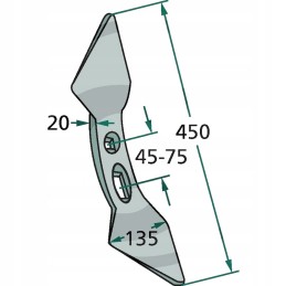 Dviem širdimis sustiprinta širdies dalis 45 75