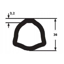 Vidinio veleno vamzdis 3 serija, ilgis 710 aksan