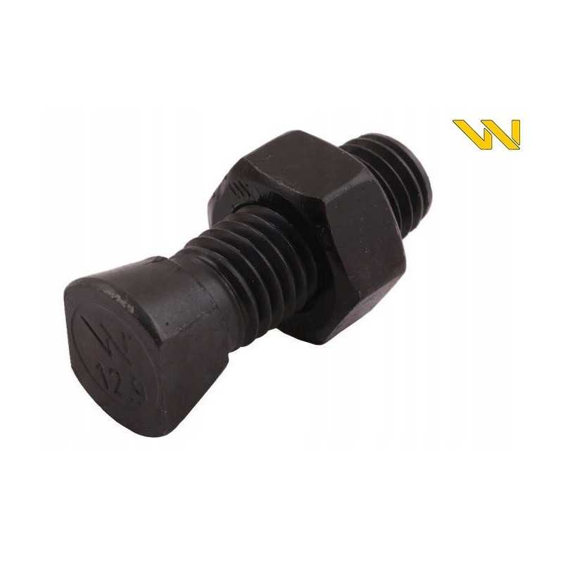 Varžtų komplektas, ovalus, išpjautas iš abiejų pusių, M12x40