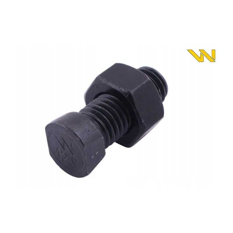 Varžtų komplektas, ovalus, išpjautas iš abiejų pusių, M12x45