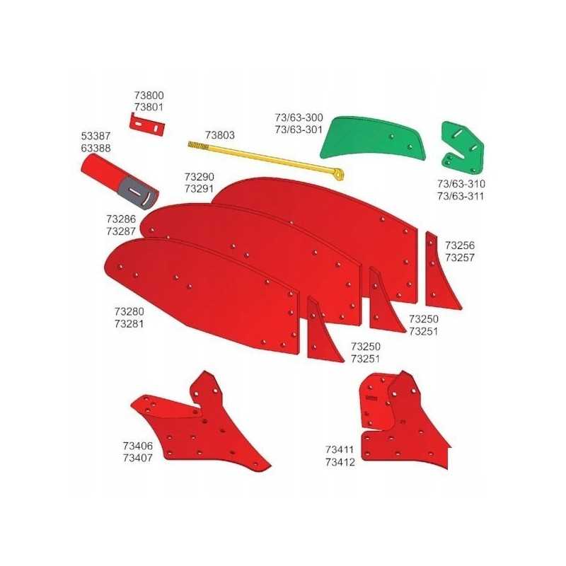 5040063388 kairioji galinė liejimo juosta 063388