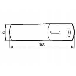 Dešinė galinio purvasargio juostelė 053387