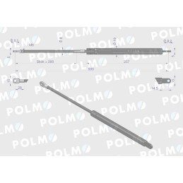 Galinio lango pavara 500mm mf mauser polmo