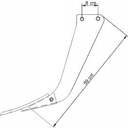 Kultivatoriaus noragų noragai 40 6