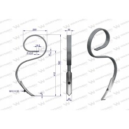 Spyruoklinis dantis 32x10, naudojimas: Famarol tipas