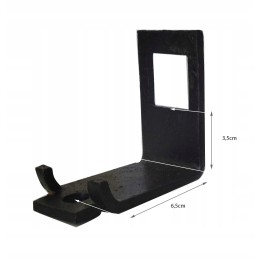 Kultivatoriaus noragų gaubtas kultivatoriaus blokui 60, juodas