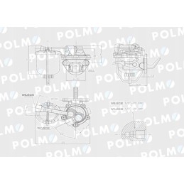 Tiekimo siurblys 4222094m91 4222094r91 polmo