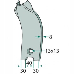 Centrinės juostos pjaustytuvas 56017 3374395