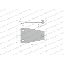 Ašmenų laikiklis rotacinė vejapjovė naudoti potti