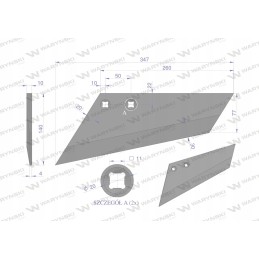 Ražienų kultivatoriaus kairysis plūgas, taikymas f