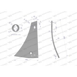 Kairiojo denio prieplauka, dviejų skylių, skirta naudoti XL ov