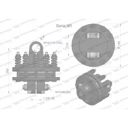Veleno frikcinės sankabos serija 9r 1700nm 1 3 8 z6 velenas