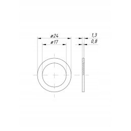 Vožtuvo diafragma 0 104 08 AP galvutei 0 100 09 g