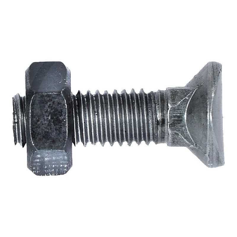 Varžtas su veržle vienos skylės noragui m10 x