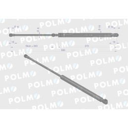 Priekinio stiklo pavara 500mm john deere polmo