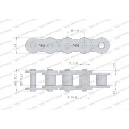 Ritininė grandinėlė 16a 1 ansi a 80 Warynski