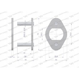 Užraktas 216b, didelis jungties kaištis, Krone Warynski presas