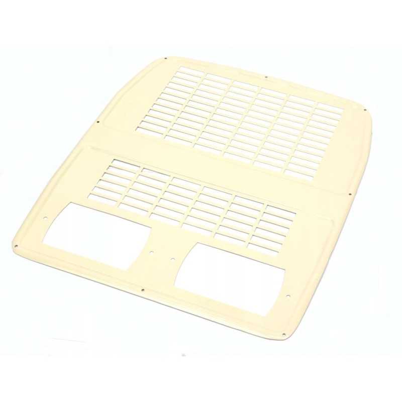 Milteliniu būdu dengtas gobtuvo tinklelis su išpjovomis l