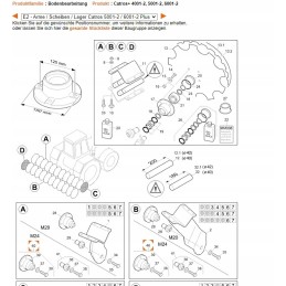 Amazone stebulė su guoliu 78107325