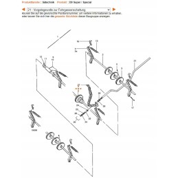 Amazone sankabos vikšro volas 3242600