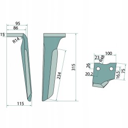 Aktyvios akėčios 180rh 68 ar