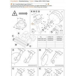 Amazone varžtas 12x35mm 10 9 da329