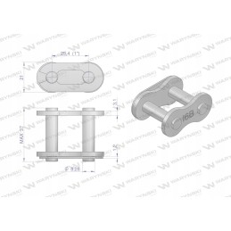 Grandininė spyna 16b 1 Warynski