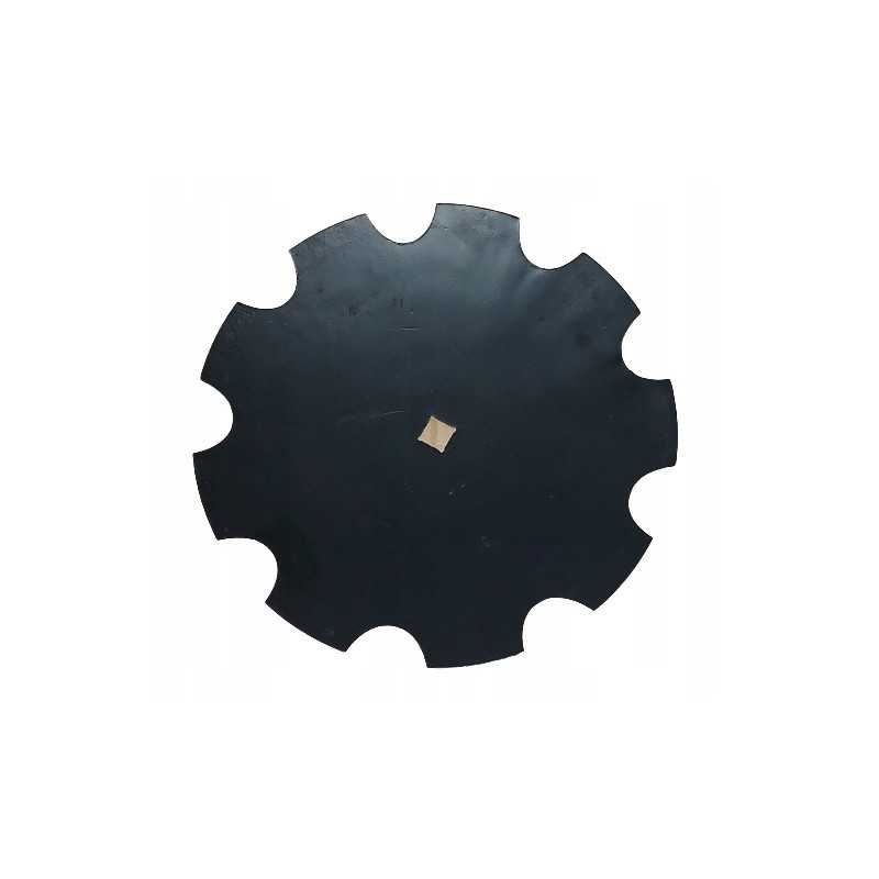 Diskinių akėčių fi 510 diskas yra dantytas