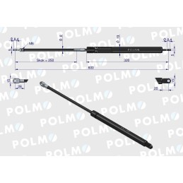 Galinio lango pavara l 485 5mm new holland steyr