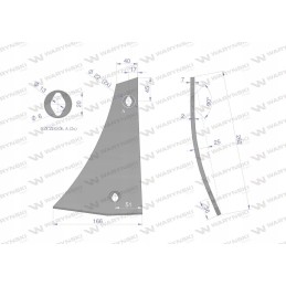 Kairė krūtinė, dviejų skylių, naudojimas: xl o