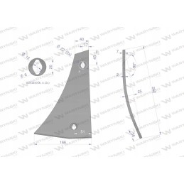 Kairė krūtinė, dviejų skylių, naudojimas: xl o