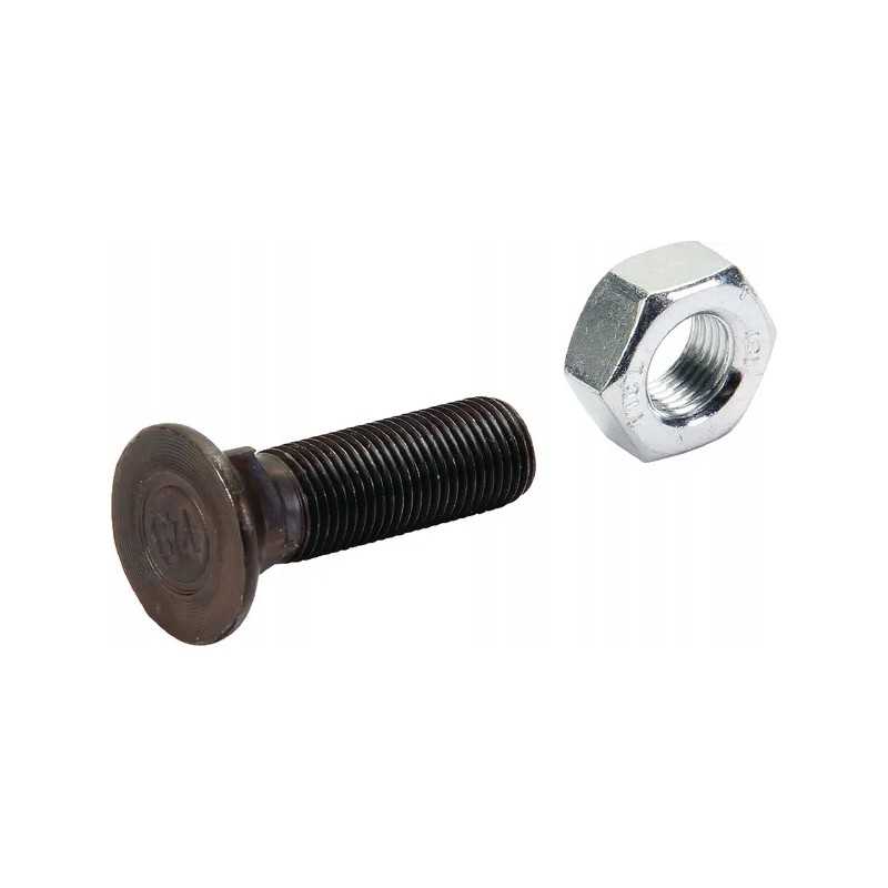 Užsukite varžtą su veržle