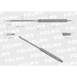 Variklio gaubto pavara l max 400mm korpusas ih polmo