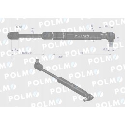 Durų pavara l max 230mm massey ferguson