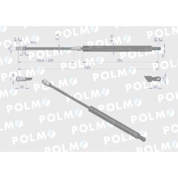 Galinio lango pavara l max 500mm Steyr Polmo