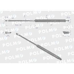 Stoglangio pavara l max 225mm Fendt Polmo