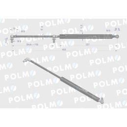 Galinio lango pavara l max 400mm ford polmo