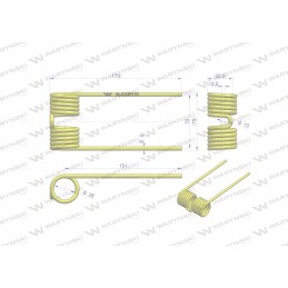 Pick-up finger john deere cc25176 warynski