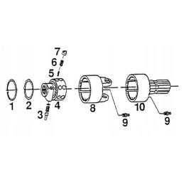 Spyruoklė susikabino