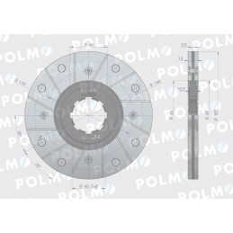 Stabdziu diskas fi165 naujas t 5040240781 bizon polmo