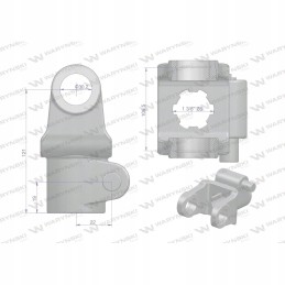 Šakės veleno pašaukimo žiedas 30 2x106 5 Warynski