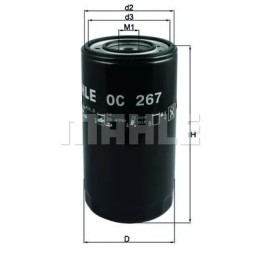 OC 267 Knecht alyvos filtras