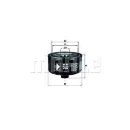 OC 404 Knecht alyvos filtras